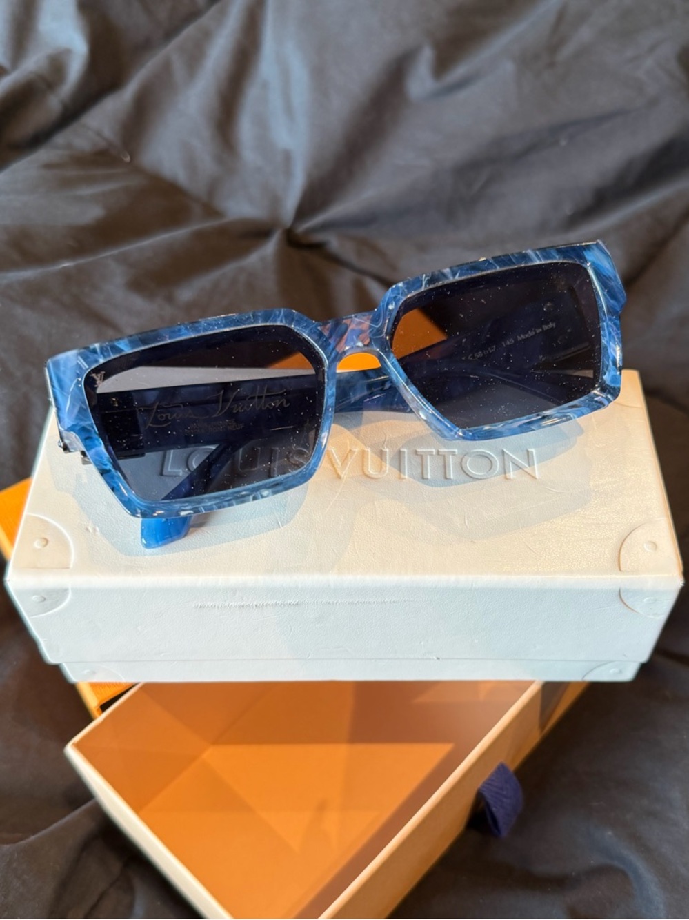 Louis Vuitton Blue Marble 1.1 Millionaire Sunglasses